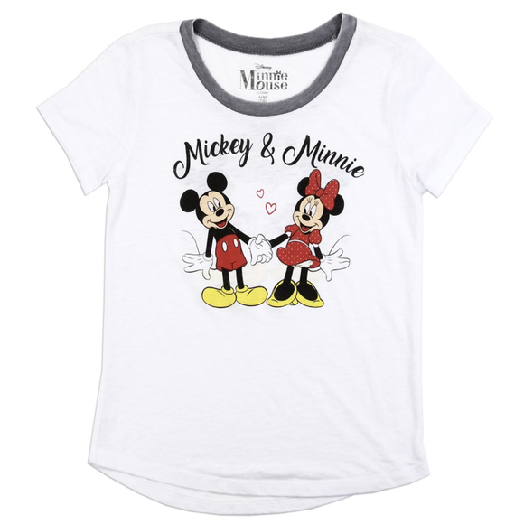 Disney Other - 🛍⭐3/$18⭐️🛍  Minnie & Mickey Girl’s Ringer T.  Printed on Both Sides. Great Top